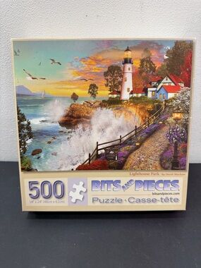 Bits and Pieces Lighthouse Park 500 Piece Jigsaw Puzzle for Adults  SALE🔴3/$25